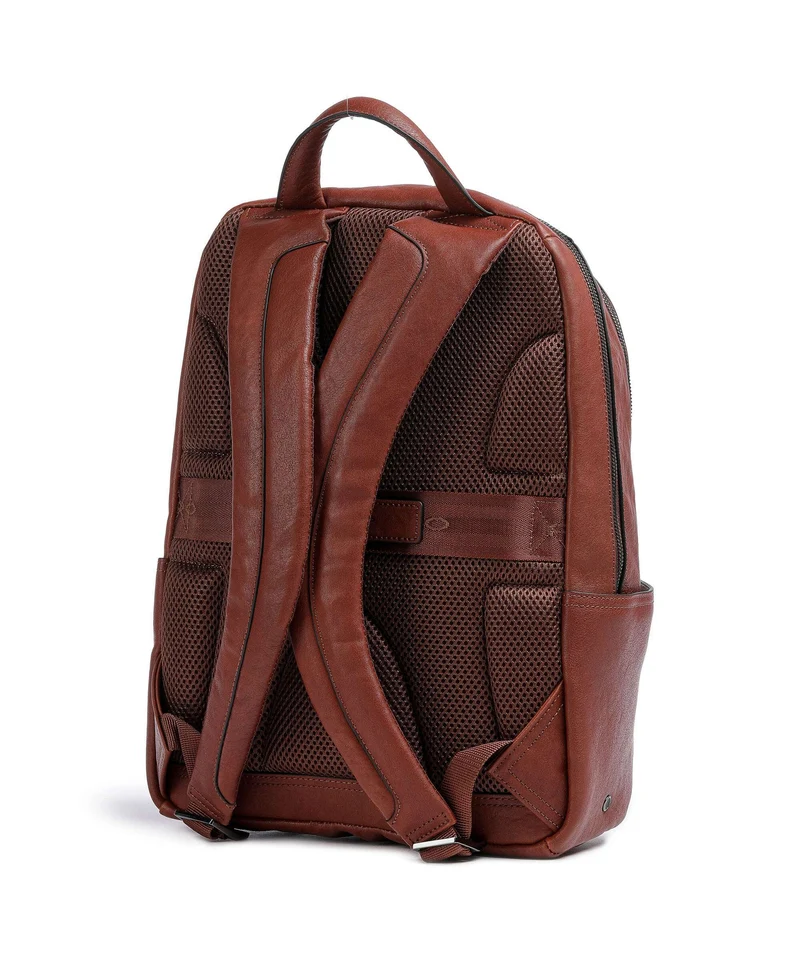 Piquadro Black Square Sac à dos d'ordinateur cuoio