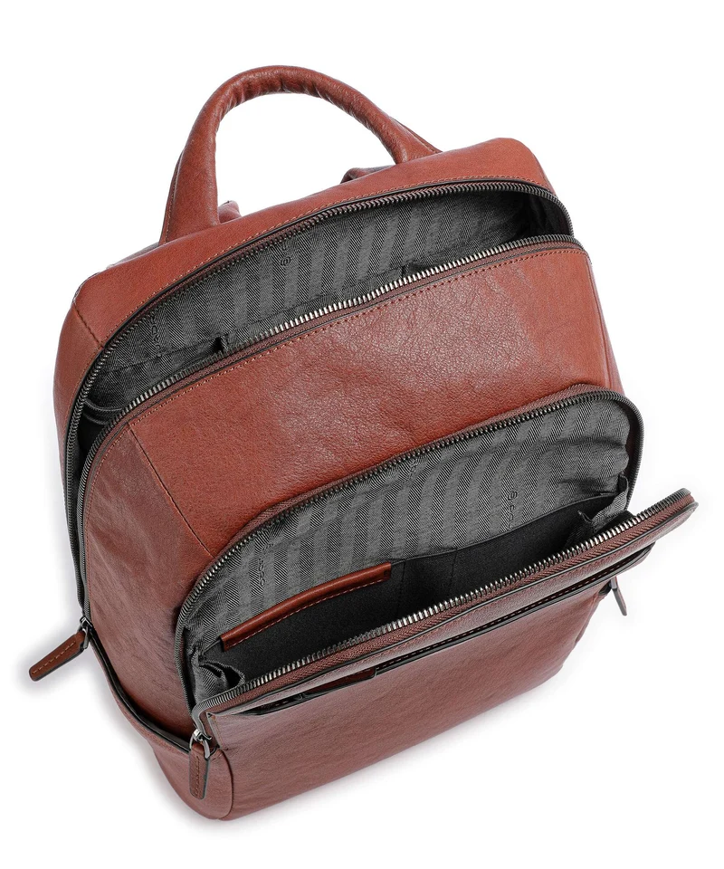 Piquadro Black Square Sac à dos d'ordinateur cuoio