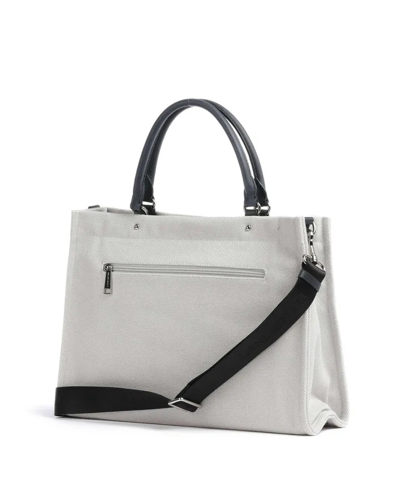 Lancaster Actual Conscious Canvas Sac à main grisclai