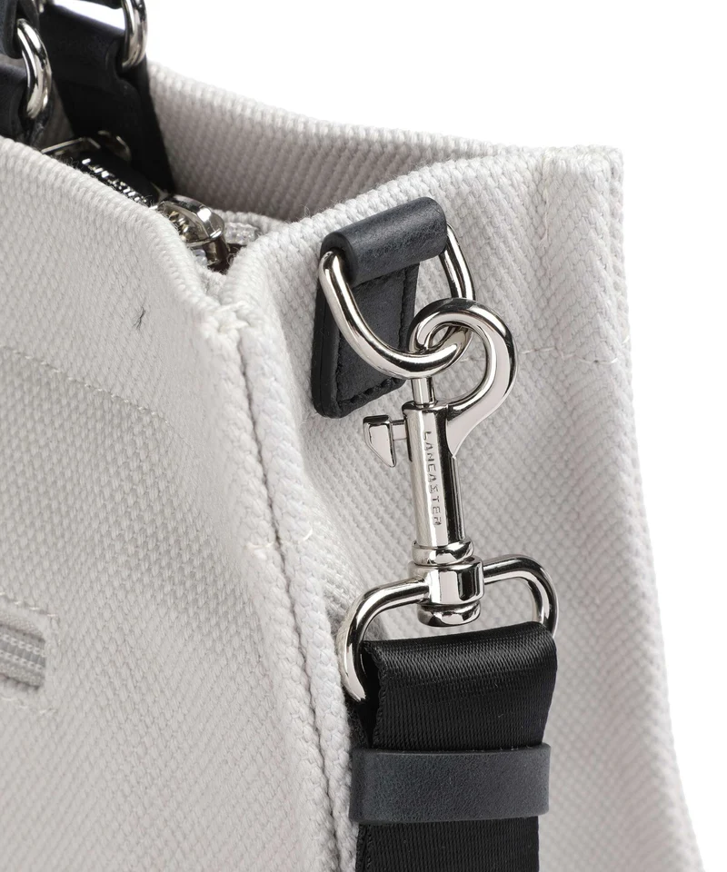 Lancaster Actual Conscious Canvas Sac à main grisclai
