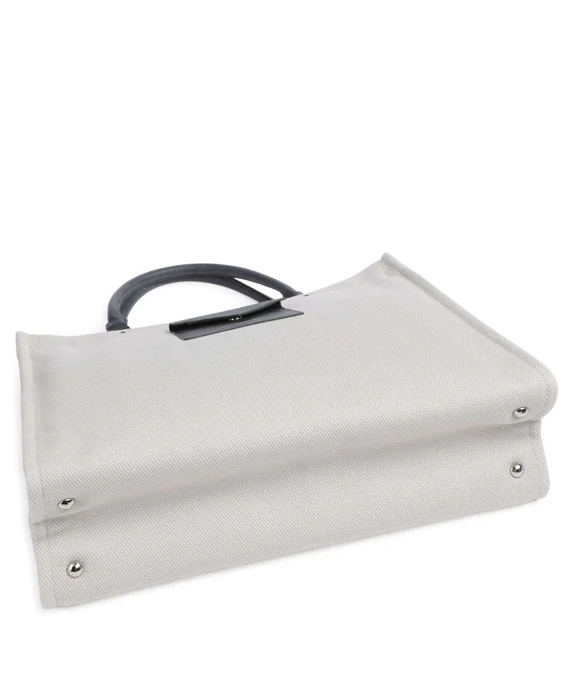 Lancaster Actual Conscious Canvas Sac à main grisclai