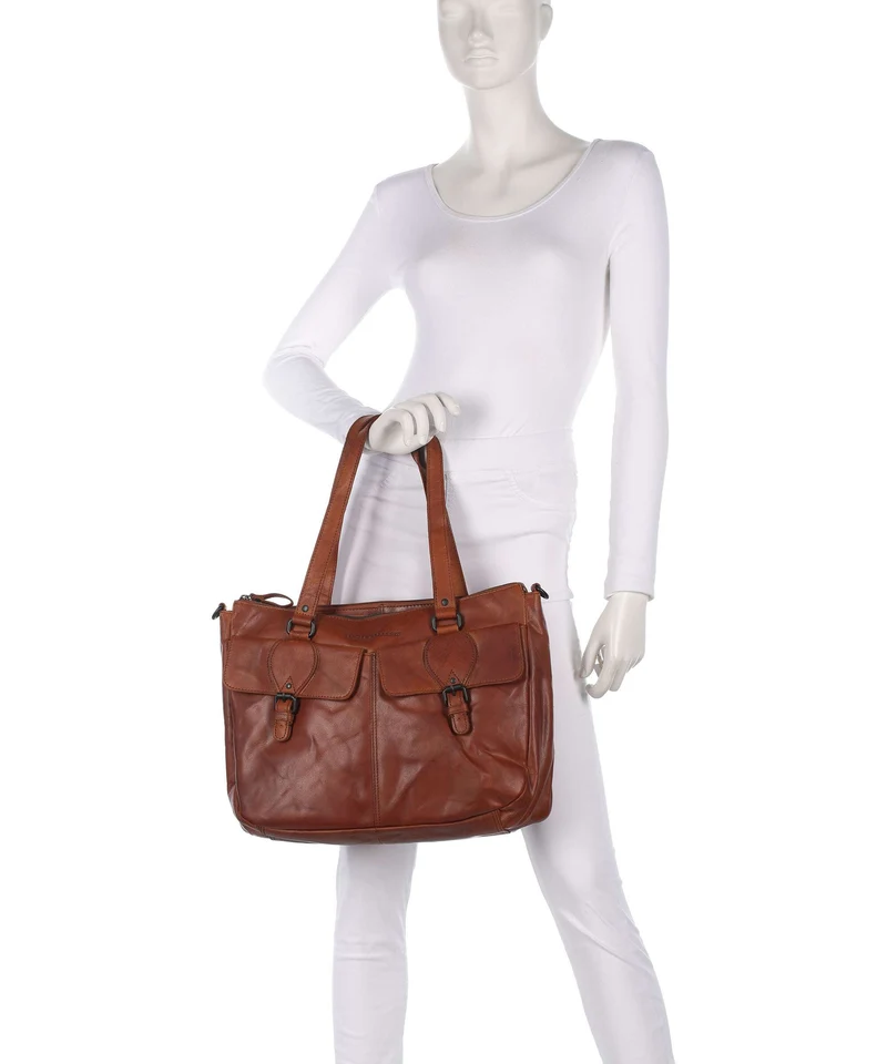 Spikes & Sparrow Bronco Fee Porte-document brandy
