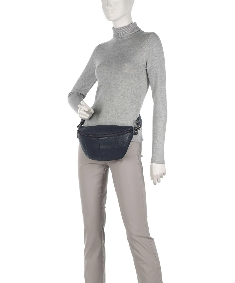 Mandarina Duck Mellow Leather Sac banane dress blue
