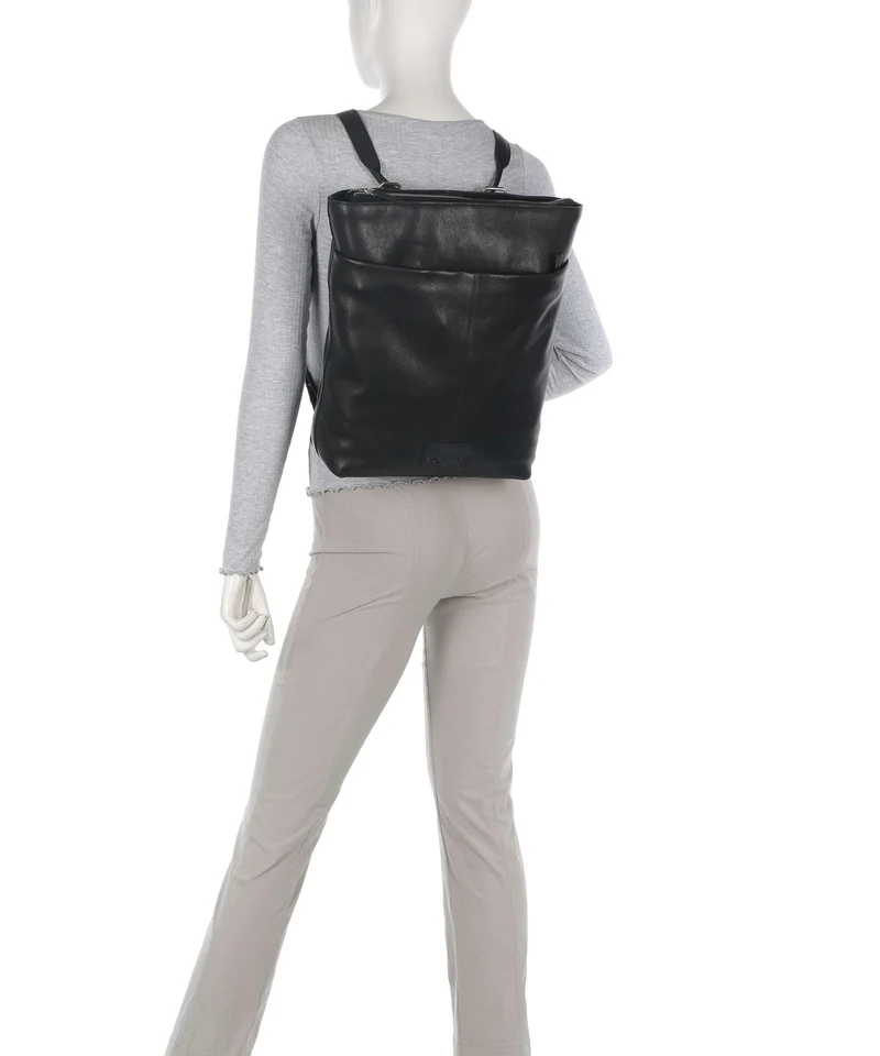 Burkely Soft Skylar Sac à main porté dos beach black