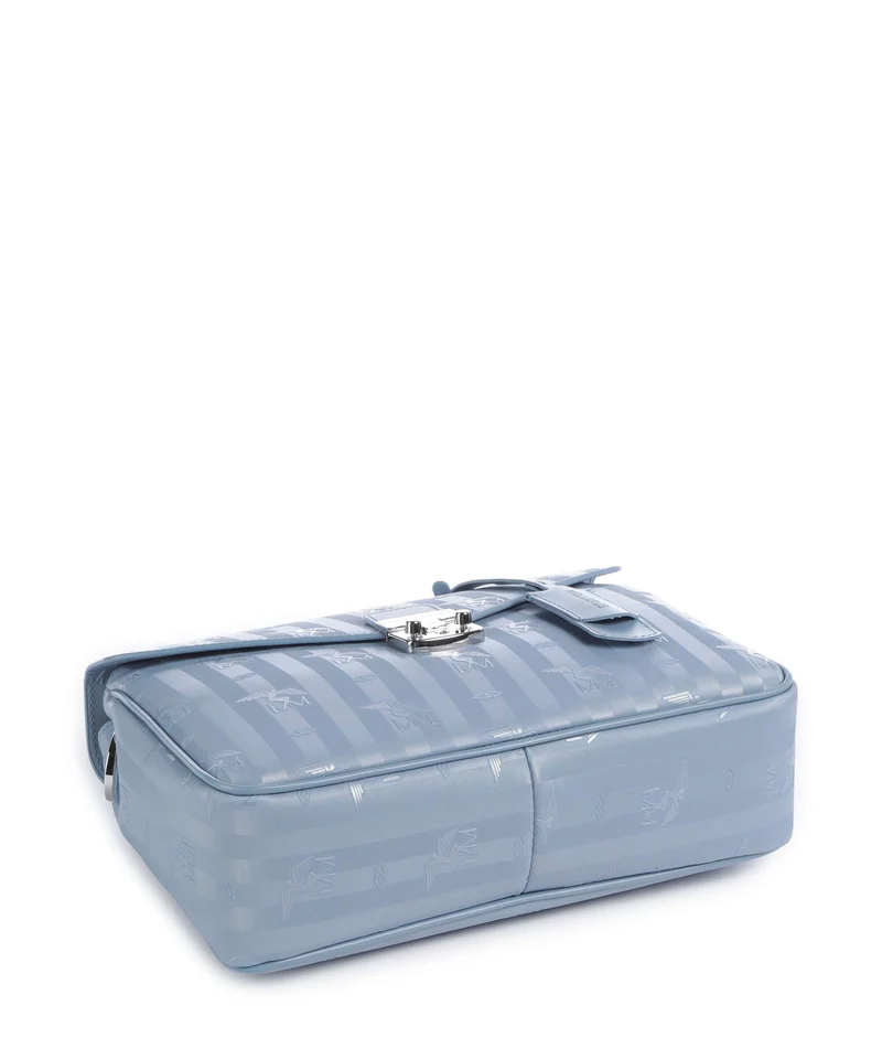 Maison Mollerus Vinerus Marly Sac bandoulière metallic silber/sky
