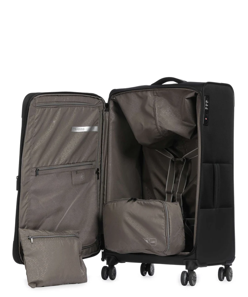 Travelite Crosslite 5.0 Valise 4 roues schwarz