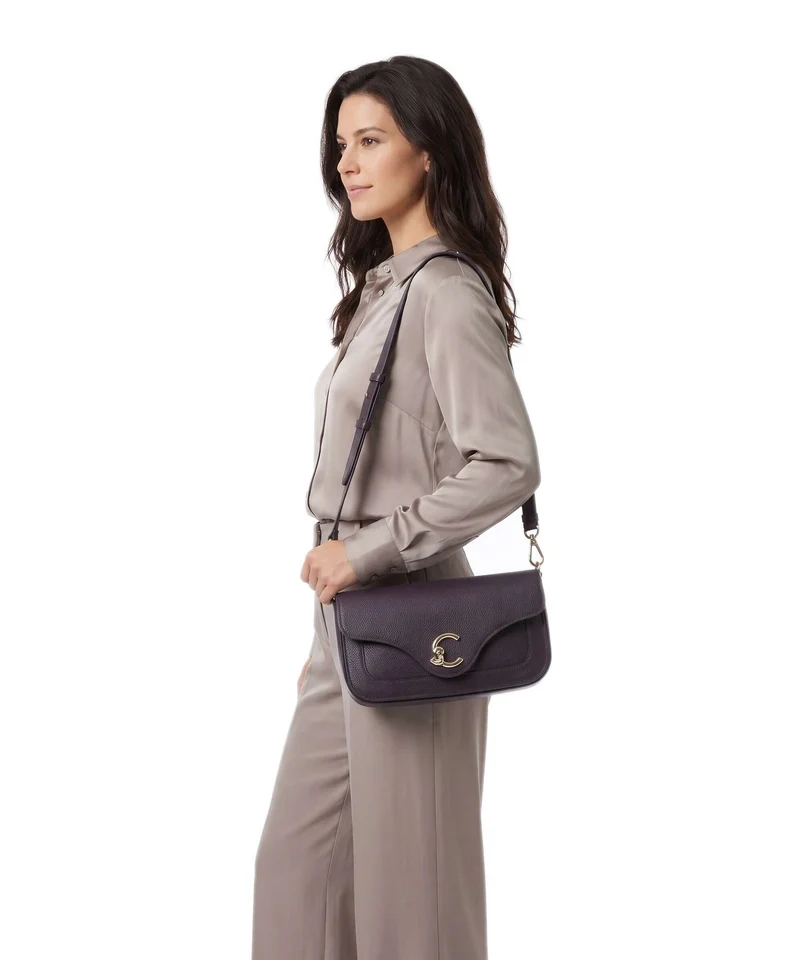 Coccinelle C-Me Sac bandoulière prune