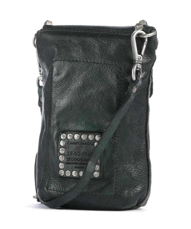 Campomaggi Pochette telephone green bottle