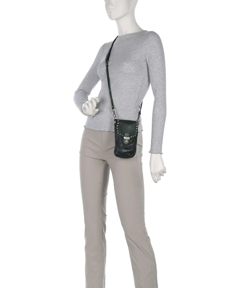 Campomaggi Pochette telephone green bottle