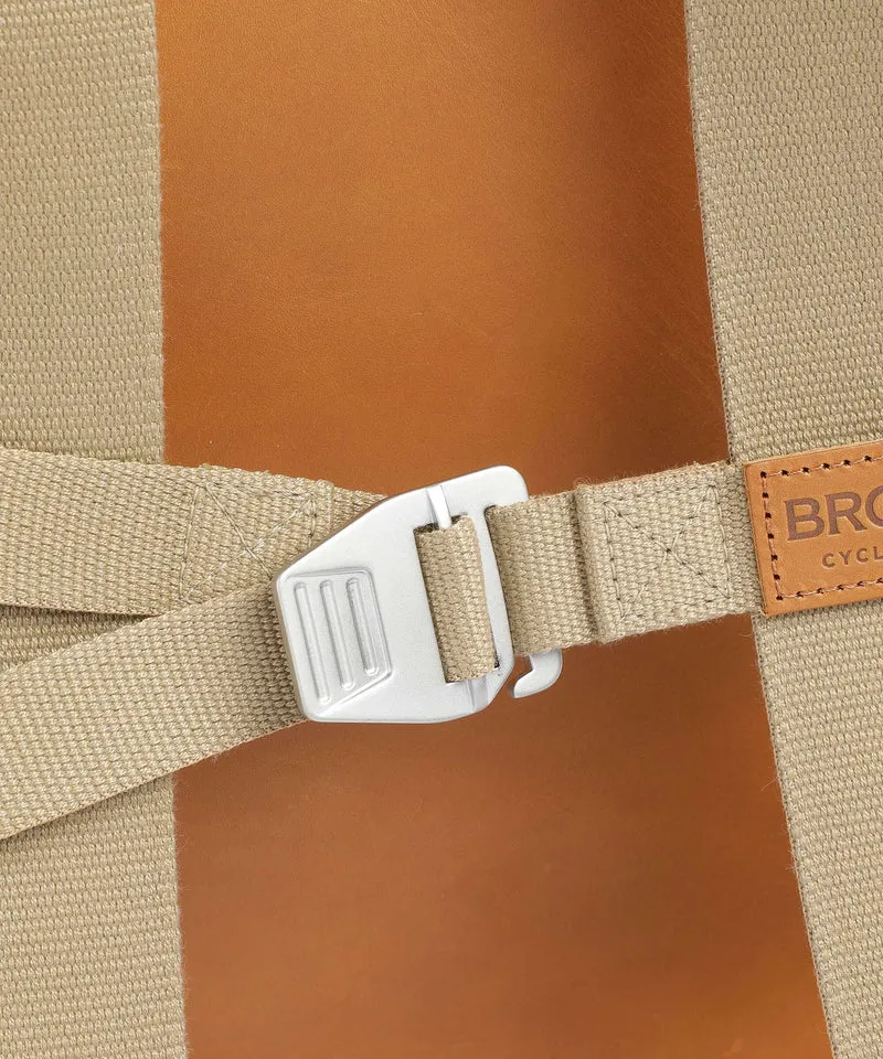 Brooks England Pickwick Leather Large Sac à dos roll-top cognac