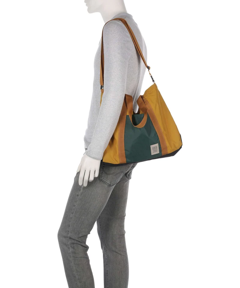 Topo Designs Mountain Essential Cabas mustard/forest