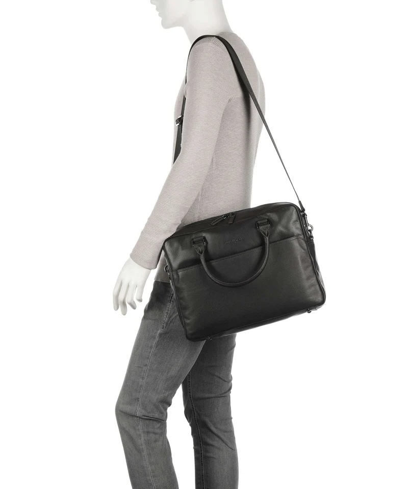 Lancaster Soft Vintage Porte-document marron