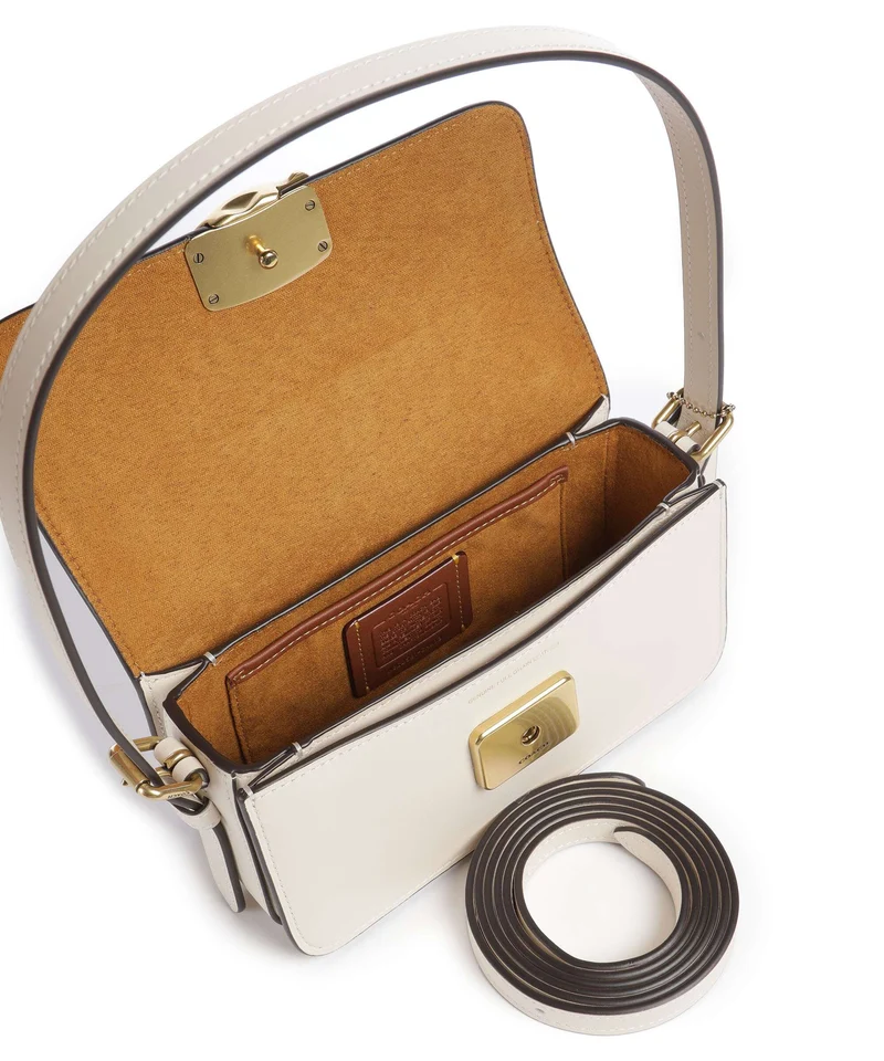 Coach Zoe Sac porté épaule chalk