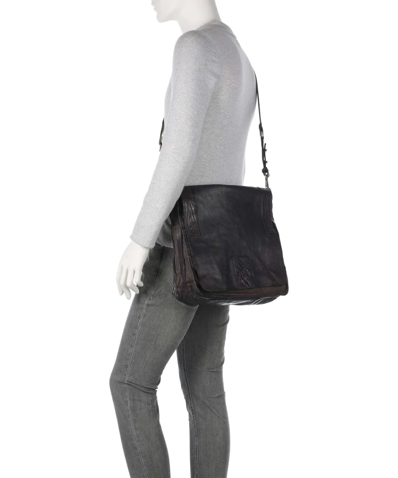 Campomaggi Sac messager verde militare/grigio