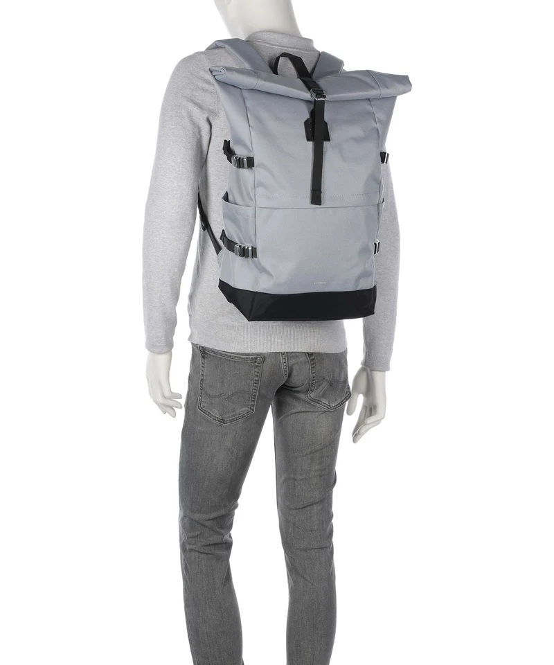 Sandqvist Icon L Sac à dos roll-top ice blue
