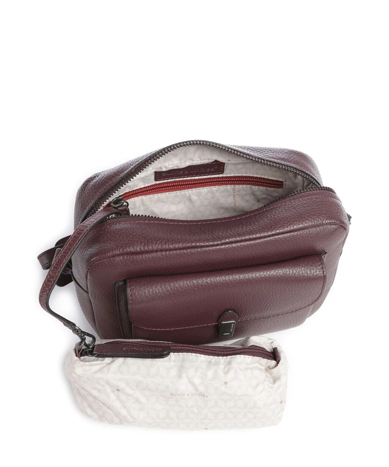 Aunts & Uncles Philocalists Posh Sac bandoulière merlot