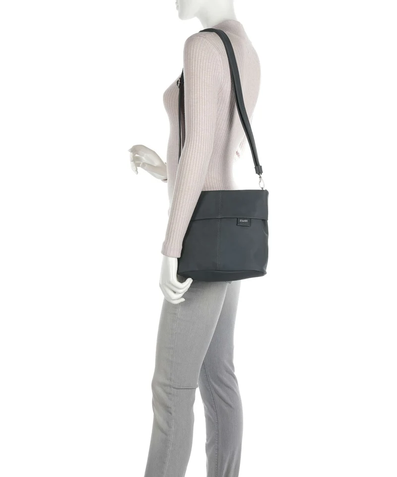 Zwei Mademoiselle.M M8 Sac porté épaule velours ash