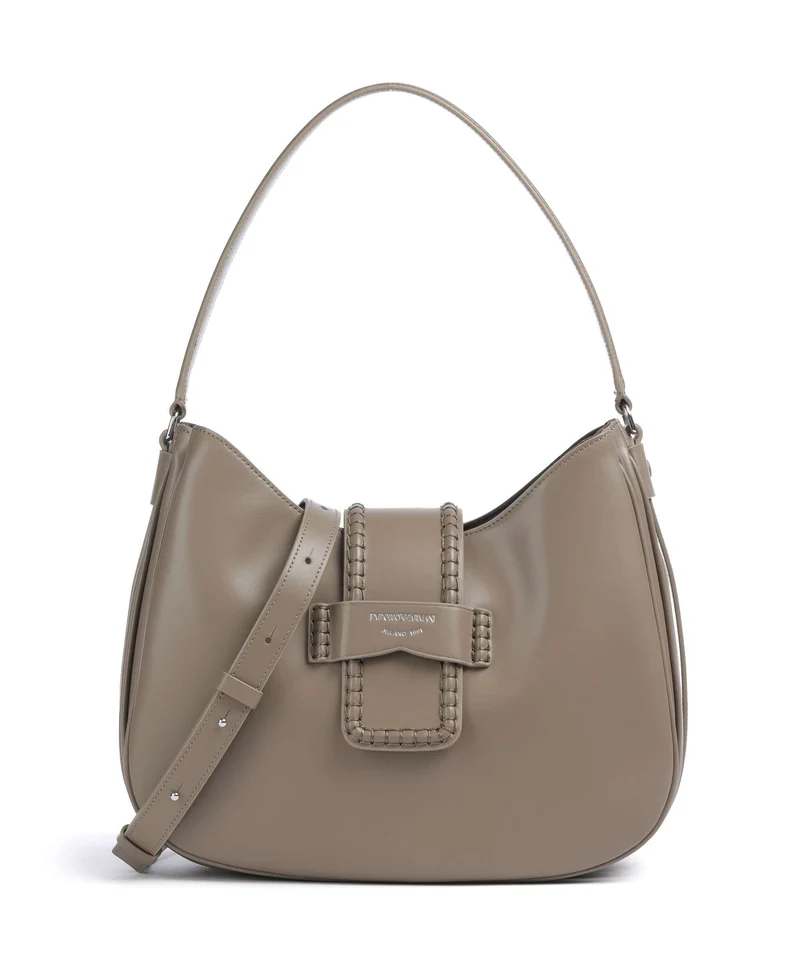 Emporio Armani Mina Sac porté épaule taupe