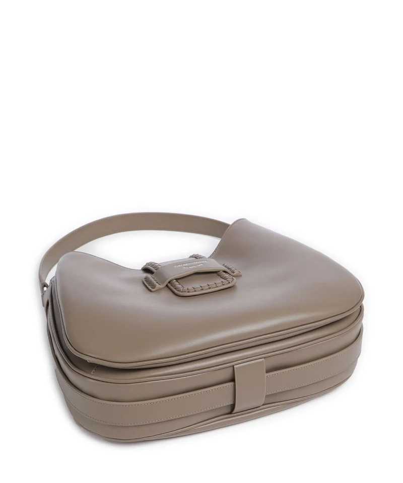 Emporio Armani Mina Sac porté épaule taupe