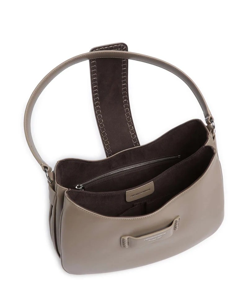 Emporio Armani Mina Sac porté épaule taupe