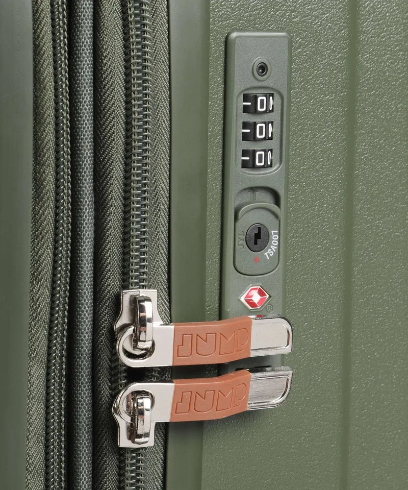 Jump Uppsala Rigide Valise 4 roues moss green