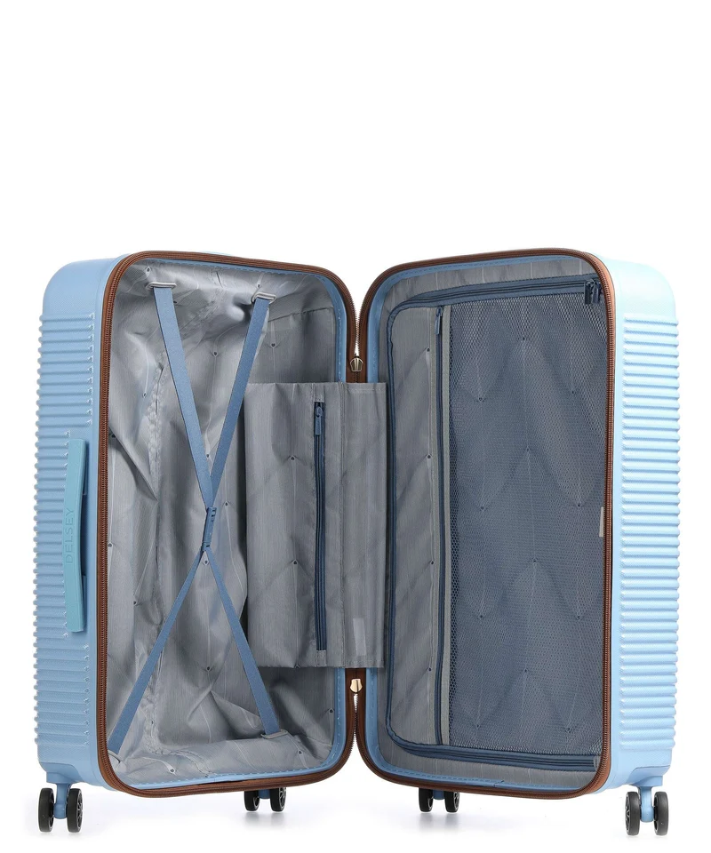 Delsey Paris Freestyle Valise 4 roues himmelblau