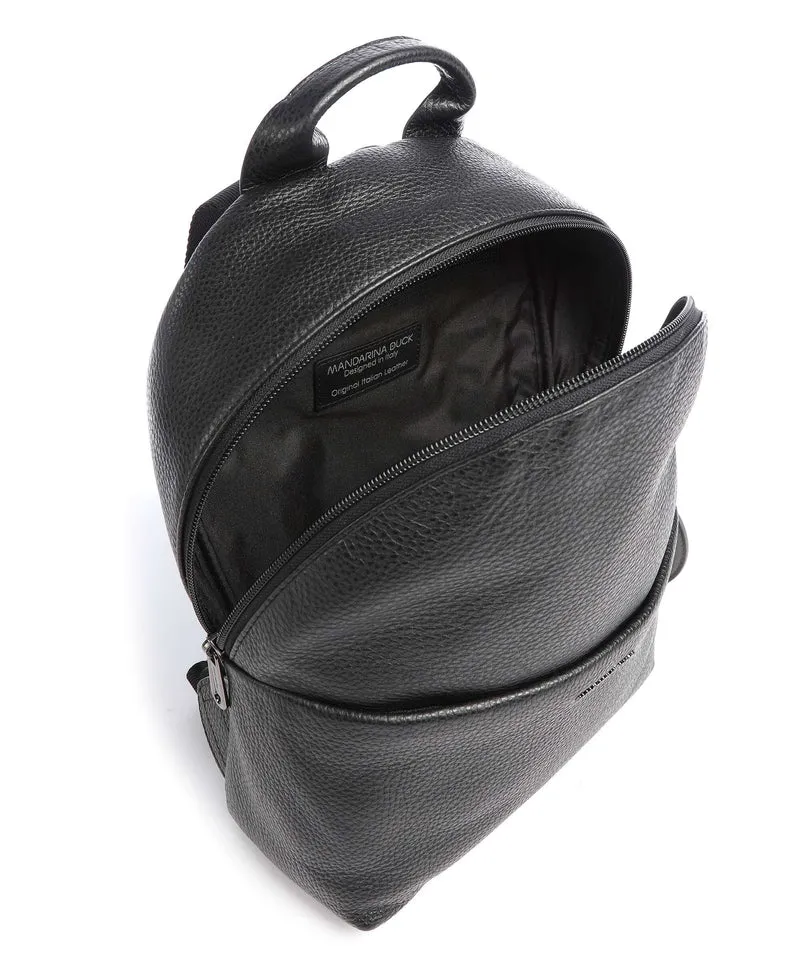 Mandarina Duck Mellow Leather Sac à dos nero