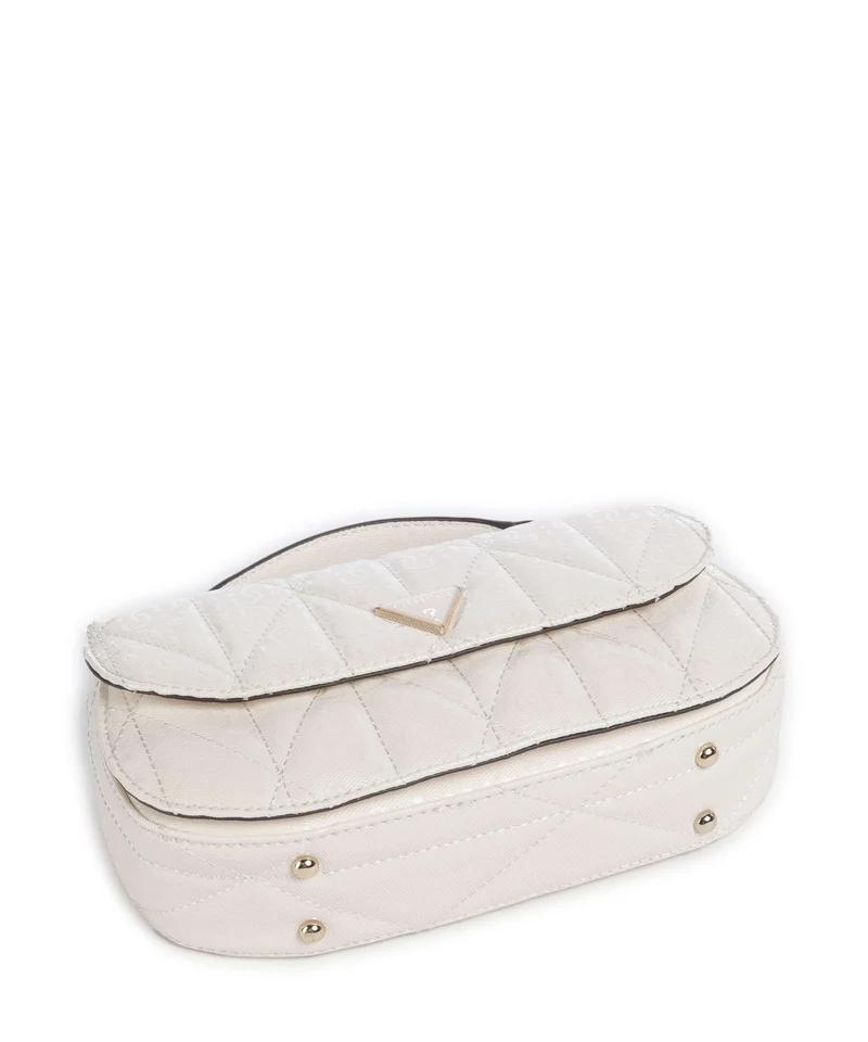 Guess Aldina G-Shine Sac bandoulière offwhite