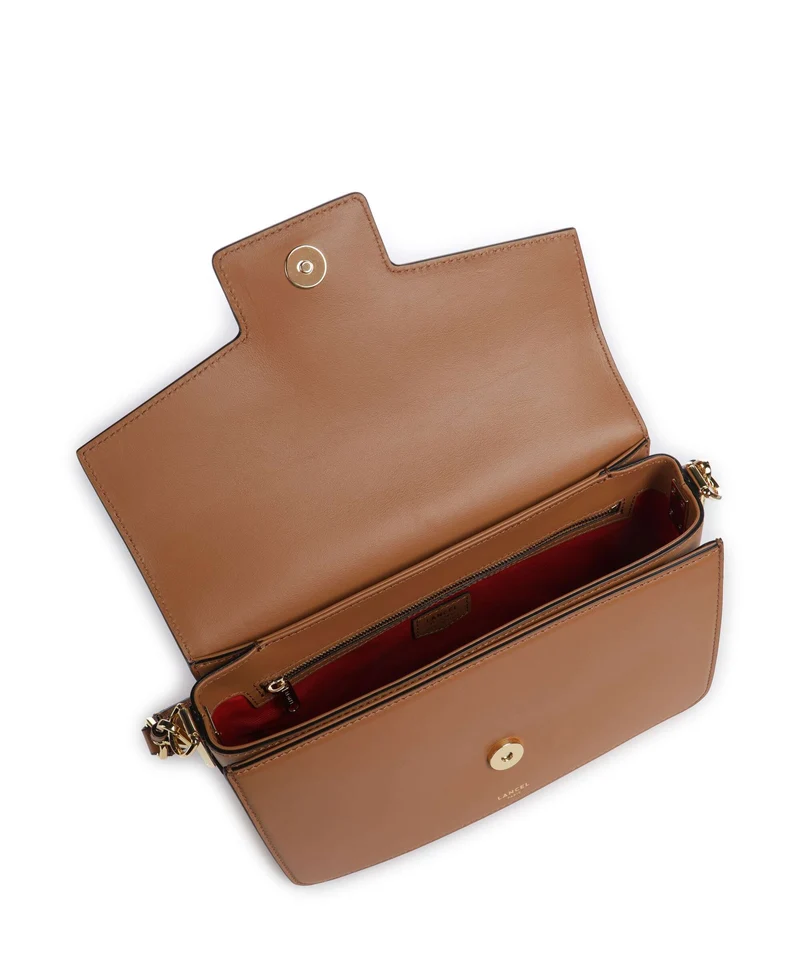 Lancel Angèle M Sac porté épaule camel