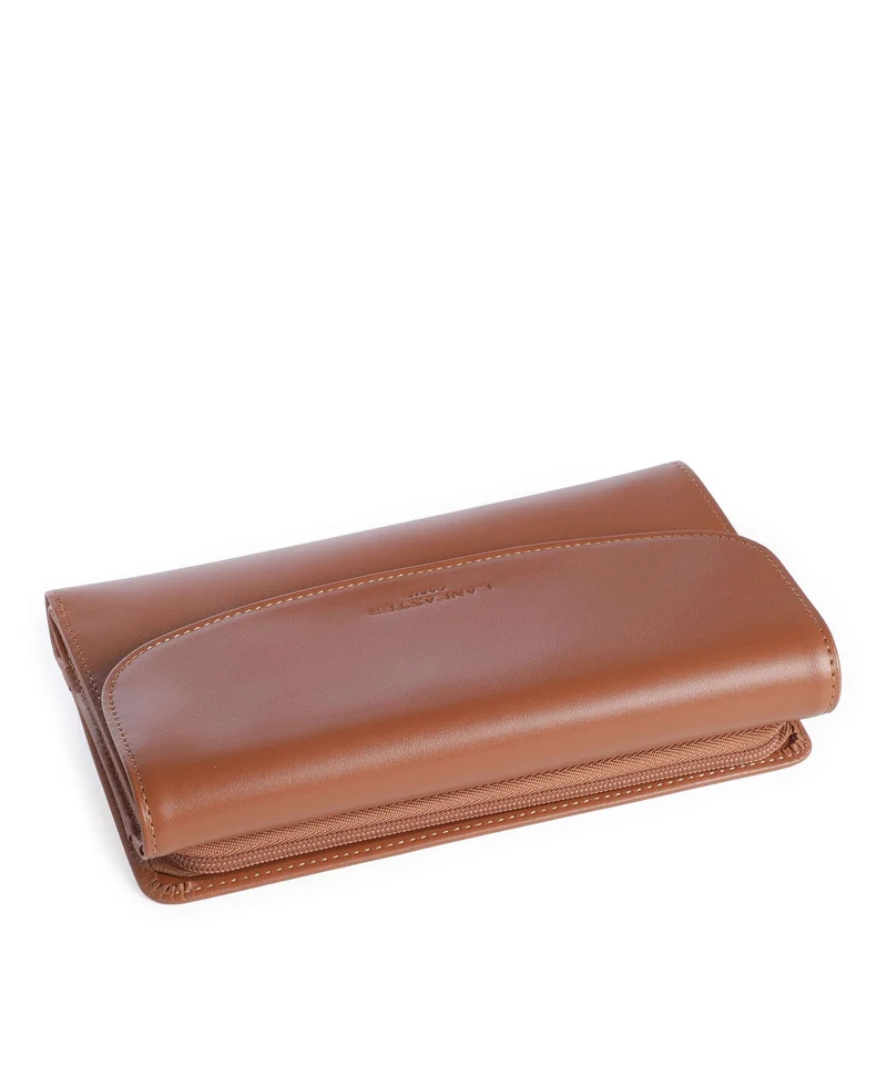 Lancaster Paris PM Portefeuille camel