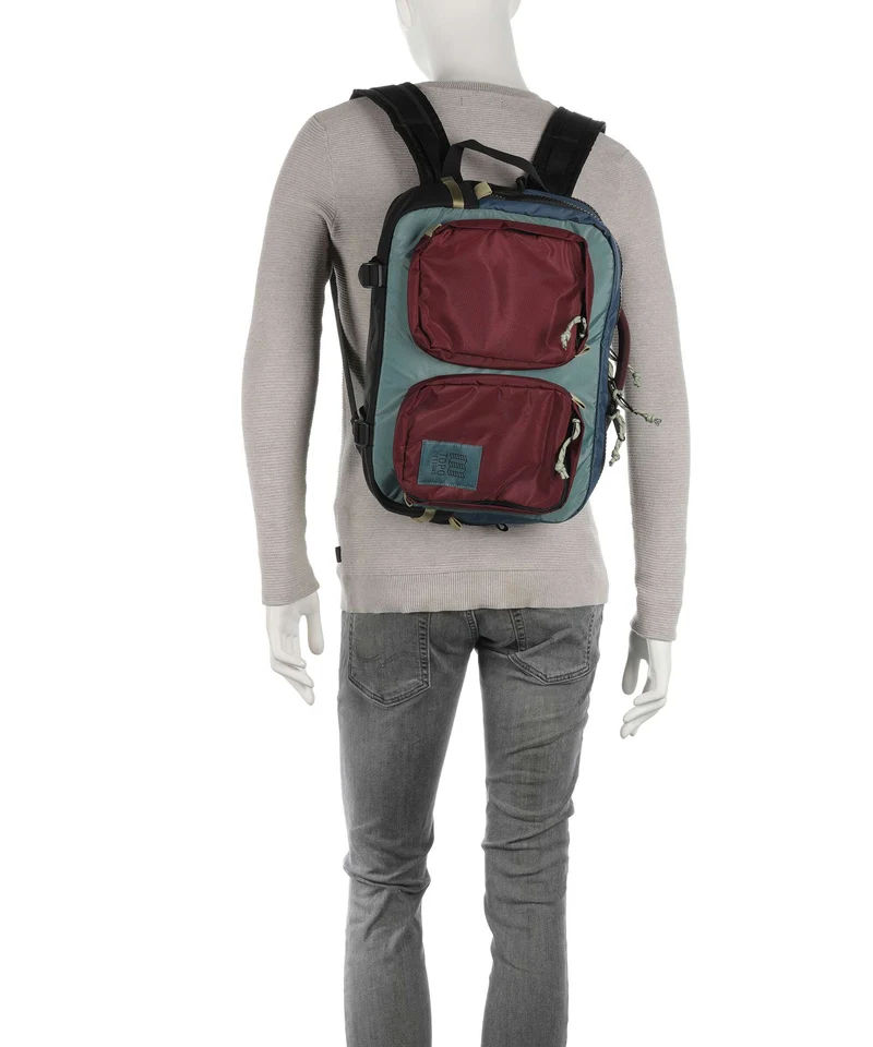 Topo Designs Global Porte-document dark denim/burgundy