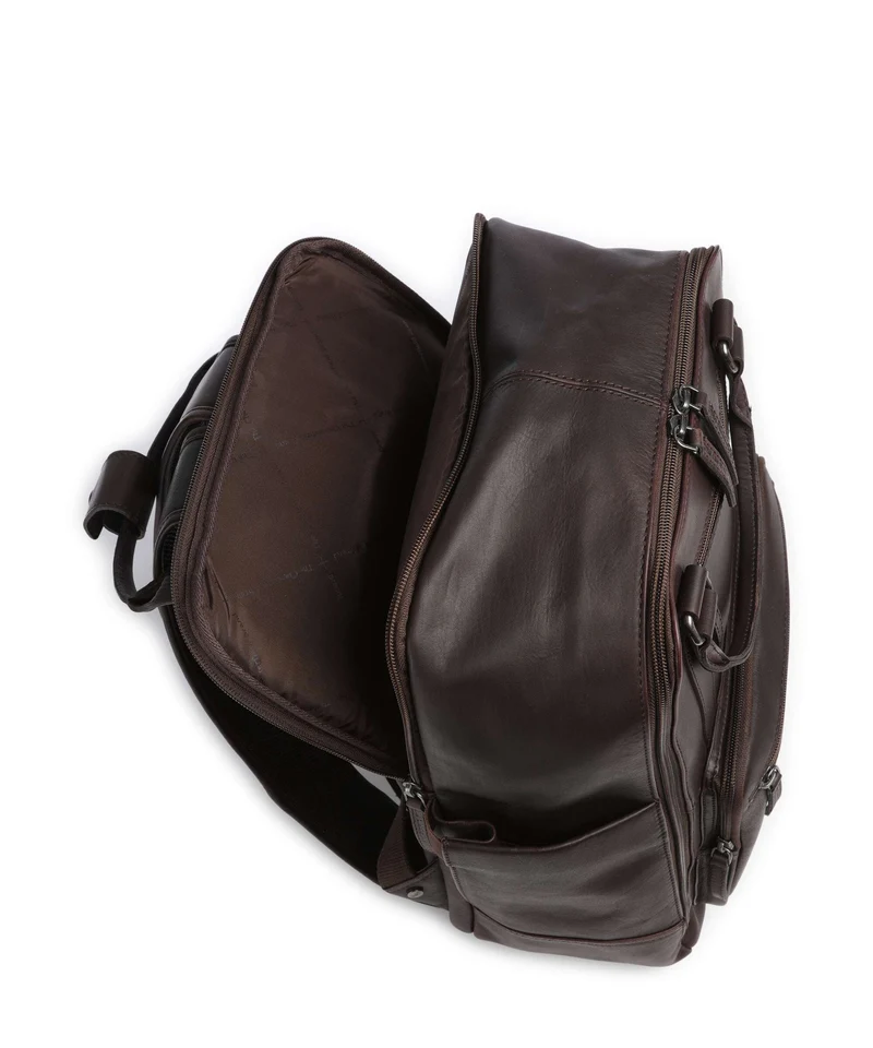 The Chesterfield Brand Wax Pull Up Cow Calden Sac à dos brown