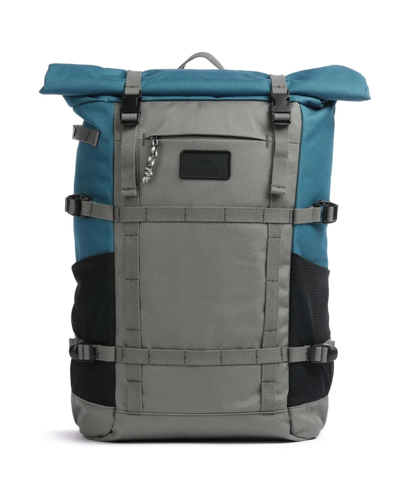 Doughnut Paratrooper Sac à dos roll-top grey/teal