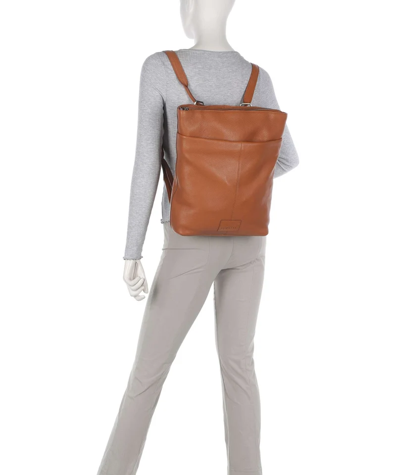 Burkely Soft Skylar Sac à main porté dos cozy cognac