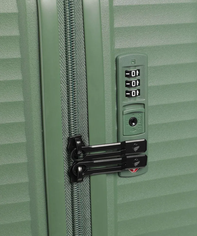 Travelite Air Stripe Set de valise (4 roues) green