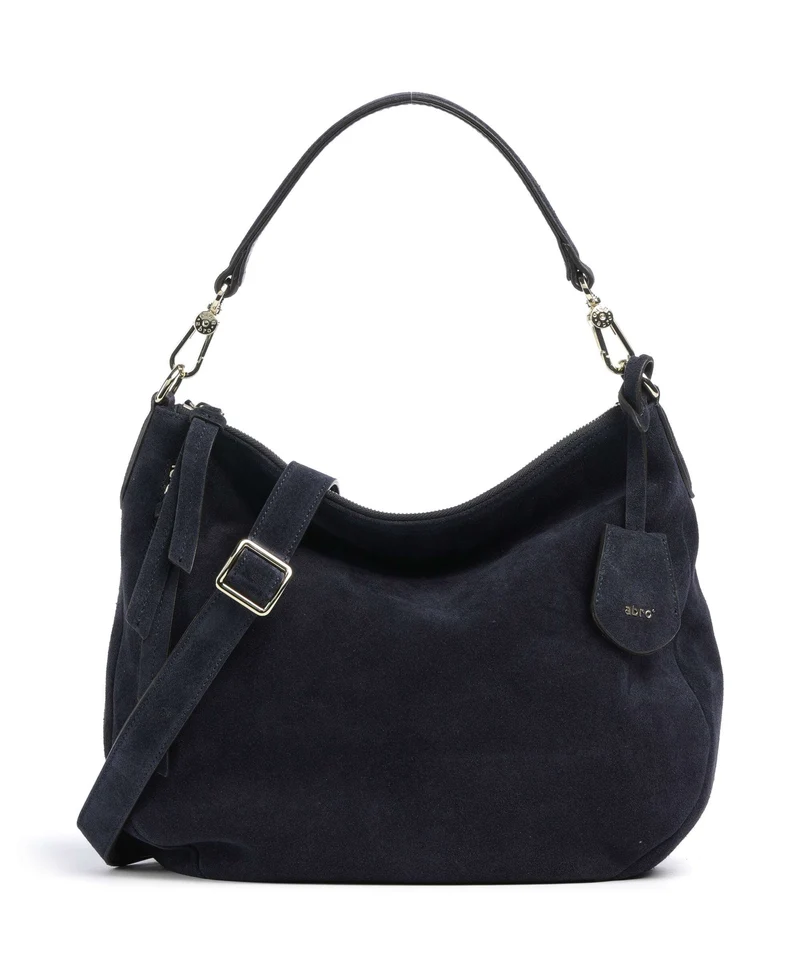 Abro Suede Juna Small Sac fourre-tout navy