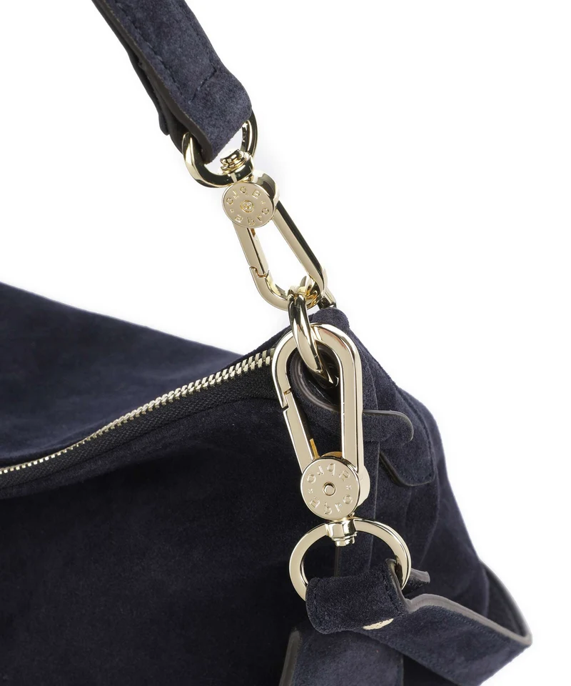 Abro Suede Juna Small Sac fourre-tout navy