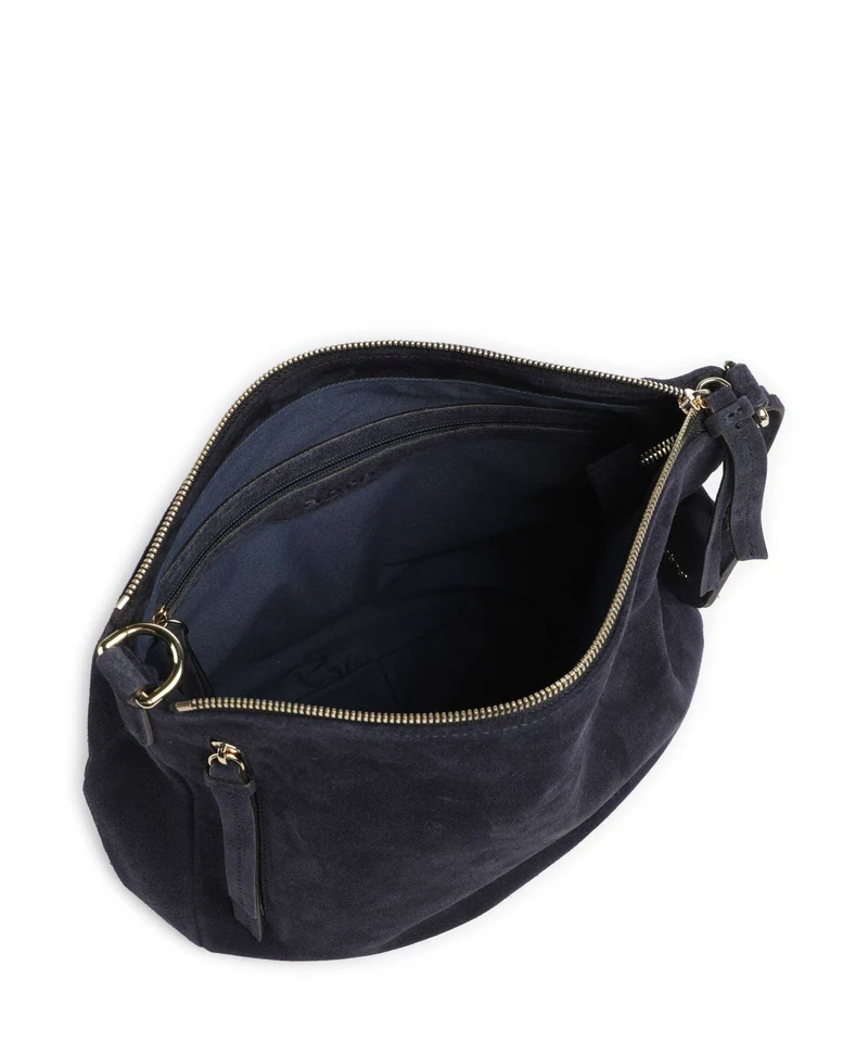 Abro Suede Juna Small Sac fourre-tout navy