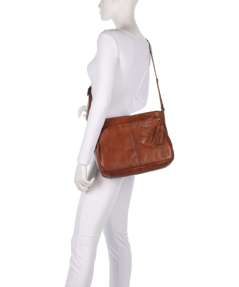 Spikes & Sparrow Apache Charmayne Sac porté épaule brandy