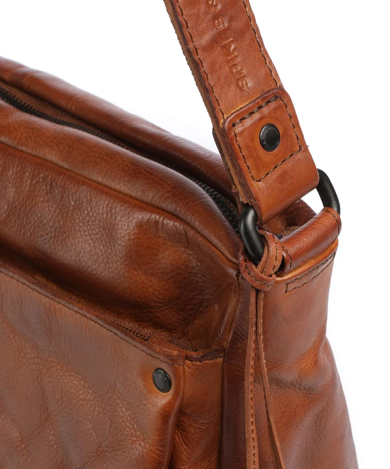 Spikes & Sparrow Apache Charmayne Sac porté épaule brandy