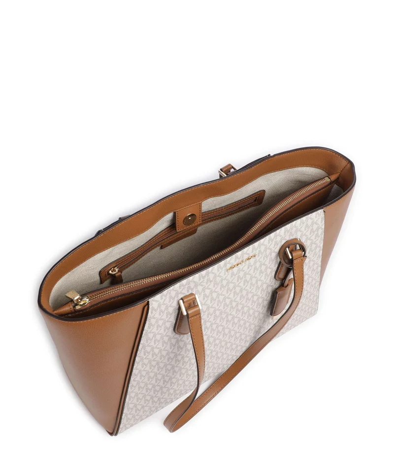 Michael Kors Taryn Cabas vanilla/acorn