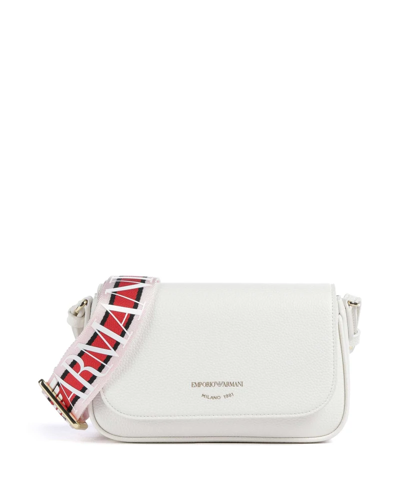 Emporio Armani Lilly Sac bandoulière white/brown
