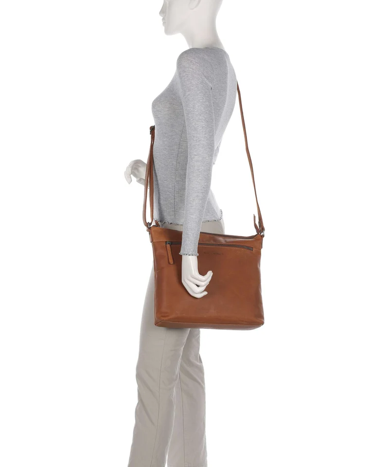 The Chesterfield Brand Wax Pull Up Cow Cartagena Sac bandoulière cognac