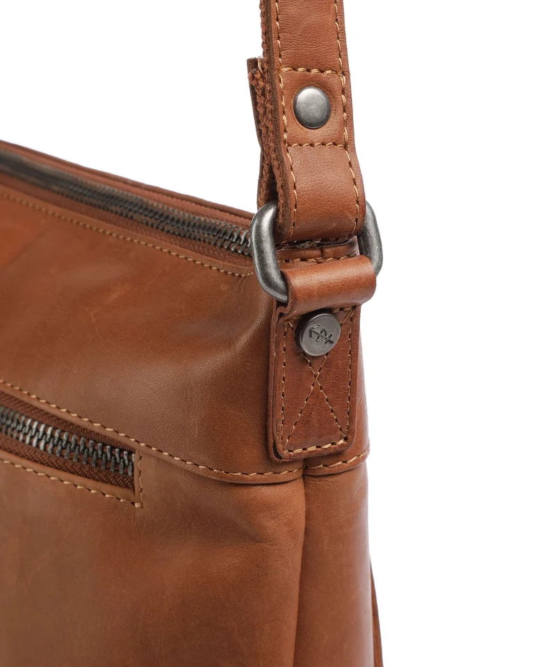 The Chesterfield Brand Wax Pull Up Cow Cartagena Sac bandoulière cognac