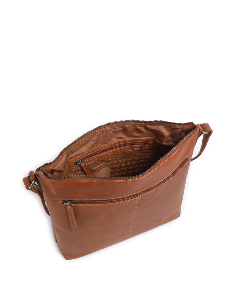 The Chesterfield Brand Wax Pull Up Cow Cartagena Sac bandoulière cognac