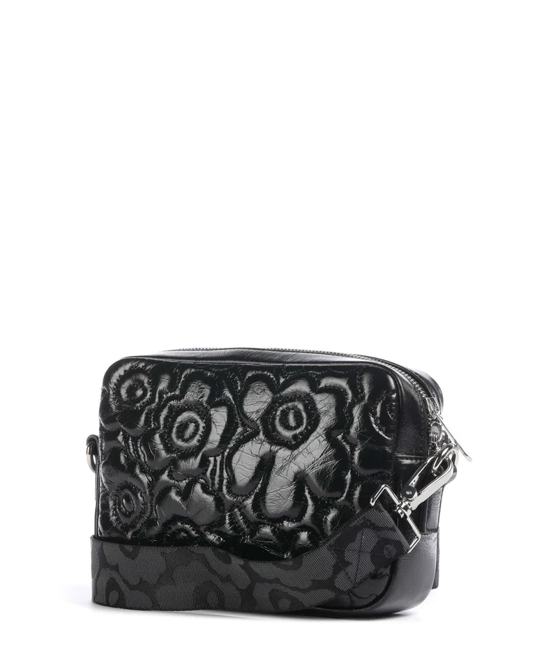 Marimekko Gratha Soft Unikko Sac bandoulière shiny black