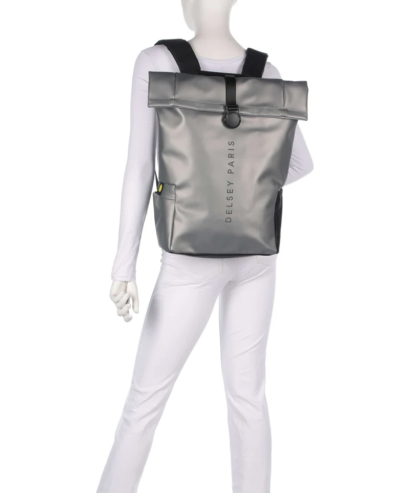 Delsey Paris Turenne Soft Sac à dos roll-top silber