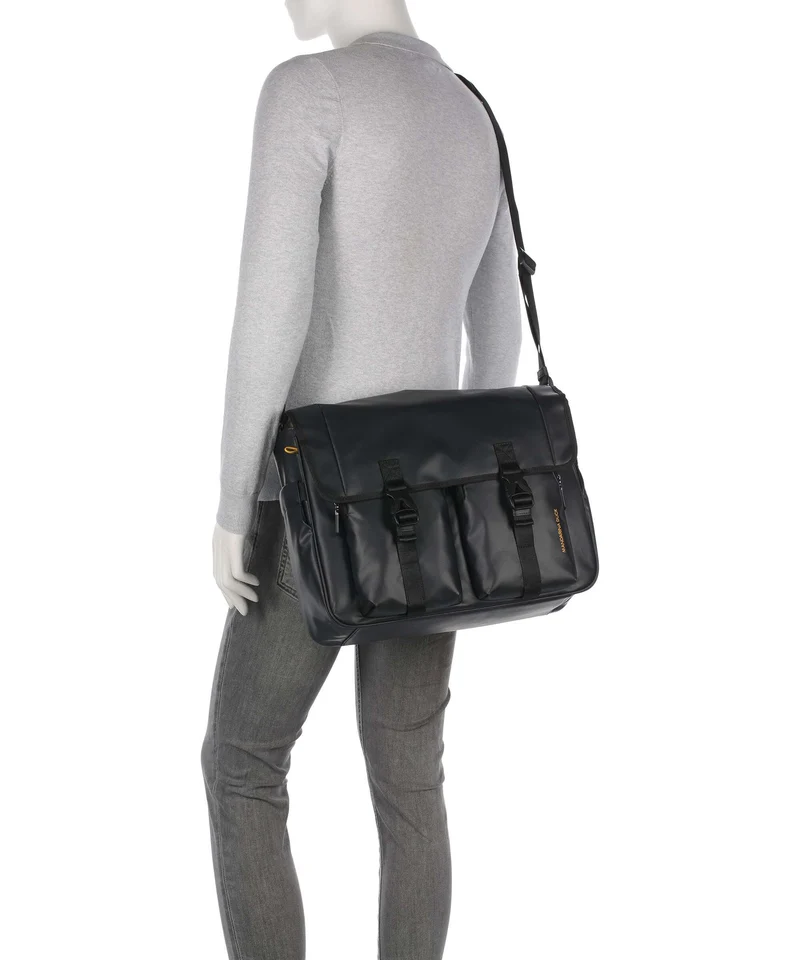 Mandarina Duck Coated Sac messager black