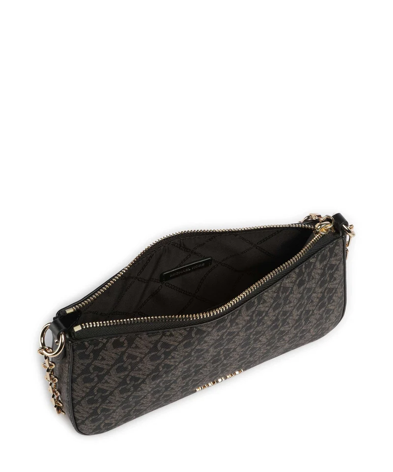 Michael Kors Empire Sac porté épaule black/pale gold
