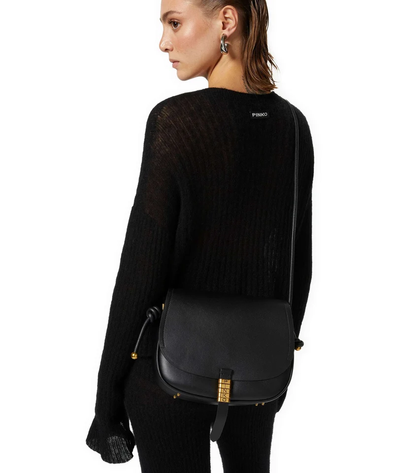 Pinko Saddle Classic Sac bandoulière nero/antique gold
